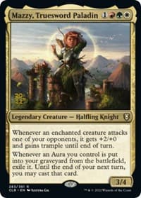Mazzy, Truesword Paladin - Prerelease Cards - Magic: The Gathering card