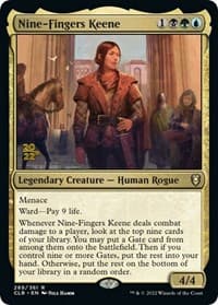 Nine-Fingers Keene - Prerelease Cards - Magic: The Gathering card