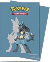 Standard Deck Protector Sleeves for Pokemon - Lucario (65-Pack) - Ultra Pro Card Sleeves - Card Sleeves card