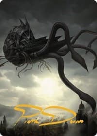 Nautiloid Ship Art Card (Gold-Stamped Signature) - Art Series: Commander Legends: Battle for Baldur's Gate - Magic: The Gathering card
