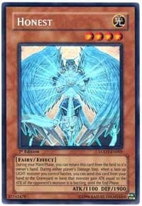 Honest (Ghost Rare) - Light of Destruction - YuGiOh card