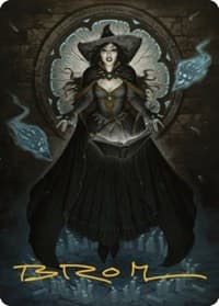 Tasha, the Witch Queen Art Card (76/81) (Gold-Stamped Signature) - Art Series: Commander Legends: Battle for Baldur's Gate - Magic: The Gathering card