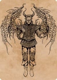 Raphael, Fiendish Savior Art Card (75/81) - Art Series: Commander Legends: Battle for Baldur's Gate - Magic: The Gathering card