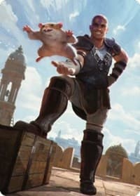 Minsc & Boo, Timeless Heroes Art Card (72/81) - Art Series: Commander Legends: Battle for Baldur's Gate - Magic: The Gathering card