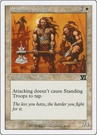 Standing Troops - Classic Sixth Edition - Magic: The Gathering card