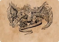 Miirym, Sentinel Wyrm Art Card - Art Series: Commander Legends: Battle for Baldur's Gate - Magic: The Gathering card