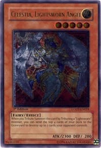Celestia, Lightsworn Angel (UTR) - Light of Destruction - YuGiOh card