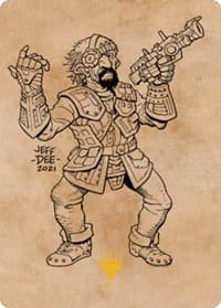 Jan Jansen, Chaos Crafter Art Card (Gold-Stamped) - Art Series: Commander Legends: Battle for Baldur's Gate - Magic: The Gathering card