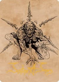 Bhaal, Lord of Murder Art Card (Gold-Stamped Signature) - Art Series: Commander Legends: Battle for Baldur's Gate - Magic: The Gathering card