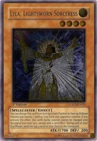 Lyla, Lightsworn Sorceress (UTR) - Light of Destruction - YuGiOh card