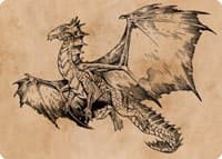 Ancient Bronze Dragon Art Card (58/81) - Art Series: Commander Legends: Battle for Baldur's Gate - Magic: The Gathering card