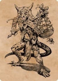 Taunting Kobold Art Card - Art Series: Commander Legends: Battle for Baldur's Gate - Magic: The Gathering card