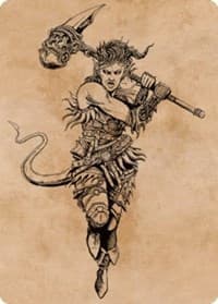Karlach, Fury of Avernus Art Card (54/81) - Art Series: Commander Legends: Battle for Baldur's Gate - Magic: The Gathering card