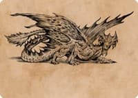Ancient Brass Dragon Art Card (49/81) - Art Series: Commander Legends: Battle for Baldur's Gate - Magic: The Gathering card