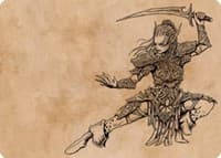 Lae'zel, Vlaakith's Champion Art Card - Art Series: Commander Legends: Battle for Baldur's Gate - Magic: The Gathering card