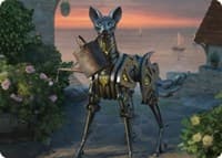 Clockwork Fox Art Card - Art Series: Commander Legends: Battle for Baldur's Gate - Magic: The Gathering card