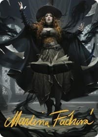 Tasha, the Witch Queen Art Card (41/81) (Gold-Stamped Signature) - Art Series: Commander Legends: Battle for Baldur's Gate - Magic: The Gathering card