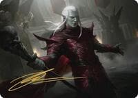 Baeloth Barrityl, Entertainer Art Card (Gold-Stamped Signature) - Art Series: Commander Legends: Battle for Baldur's Gate - Magic: The Gathering card