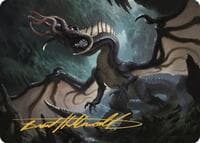 Brainstealer Dragon Art Card (Gold-Stamped Signature) - Art Series: Commander Legends: Battle for Baldur's Gate - Magic: The Gathering card