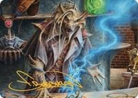 Renari, Merchant of Marvels Art Card (Gold-Stamped Signature) - Art Series: Commander Legends: Battle for Baldur's Gate - Magic: The Gathering card
