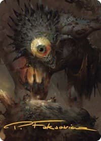 Nothic Art Card (Gold-Stamped Signature) - Art Series: Commander Legends: Battle for Baldur's Gate - Magic: The Gathering card