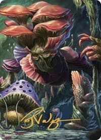 Myconid Adult Art Card (Gold-Stamped Signature) - Art Series: Commander Legends: Battle for Baldur's Gate - Magic: The Gathering card