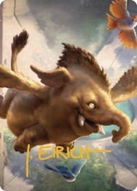 Hollyphant Art Card (Gold-Stamped Signature) - Art Series: Commander Legends: Battle for Baldur's Gate - Magic: The Gathering card