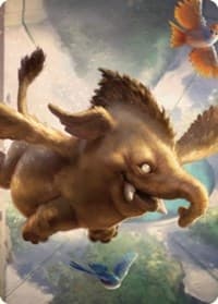 Hollyphant Art Card - Art Series: Commander Legends: Battle for Baldur's Gate - Magic: The Gathering card