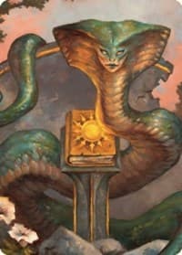 Guardian Naga Art Card - Art Series: Commander Legends: Battle for Baldur's Gate - Magic: The Gathering card