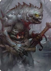Gray Slaad Art Card - Art Series: Commander Legends: Battle for Baldur's Gate - Magic: The Gathering card