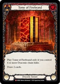 Tome of Firebrand - Uprising - Flesh and Blood TCG card