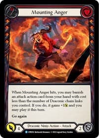 Mounting Anger (Red) - Uprising - Flesh and Blood TCG card