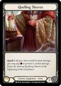 Quelling Sleeves - Uprising - Flesh and Blood TCG card