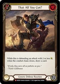 That All You Got? - Uprising - Flesh and Blood TCG card