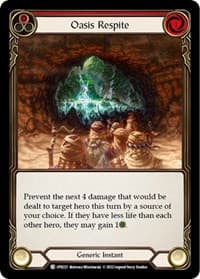 Oasis Respite (Red) - Uprising - Flesh and Blood TCG card