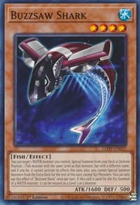 Buzzsaw Shark - Legendary Duelists: Duels From the Deep - YuGiOh card