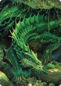 Adult Green Dragon Art Card - Art Series: Commander Legends: Battle for Baldur's Gate - Magic: The Gathering card