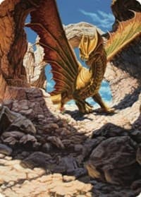 Ancient Brass Dragon Art Card (2/81) - Art Series: Commander Legends: Battle for Baldur's Gate - Magic: The Gathering card