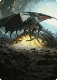 Ancient Copper Dragon Art Card (4/81) - Art Series: Commander Legends: Battle for Baldur's Gate - Magic: The Gathering card