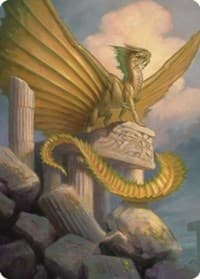 Ancient Gold Dragon Art Card (5/81) - Art Series: Commander Legends: Battle for Baldur's Gate - Magic: The Gathering card