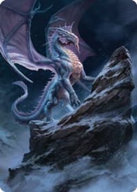 Ancient Silver Dragon Art Card (6/81) - Art Series: Commander Legends: Battle for Baldur's Gate - Magic: The Gathering card