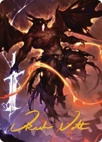 Balor Art Card (Gold-Stamped Signature) - Art Series: Commander Legends: Battle for Baldur's Gate - Magic: The Gathering card
