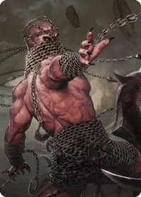 Chain Devil Art Card - Art Series: Commander Legends: Battle for Baldur's Gate - Magic: The Gathering card
