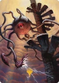 Death Kiss Art Card (Gold-Stamped) - Art Series: Commander Legends: Battle for Baldur's Gate - Magic: The Gathering card