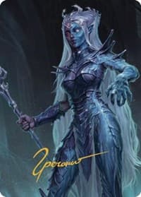 Doppelganger Art Card (Gold-Stamped Signature) - Art Series: Commander Legends: Battle for Baldur's Gate - Magic: The Gathering card