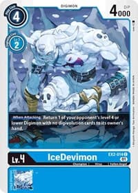IceDevimon - Digital Hazard - Digimon Card Game card