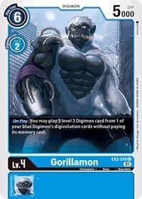 Gorillamon - Digital Hazard - Digimon Card Game card