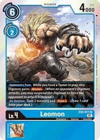 Leomon - Digital Hazard - Digimon Card Game card