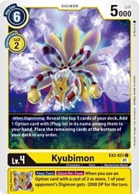 Kyubimon - Digital Hazard - Digimon Card Game card