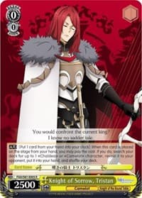 Knight of Sorrow, Tristan - Fate/Grand Order THE MOVIE Divine Realm of the Round Table: Camelot - Weiss Schwarz card
